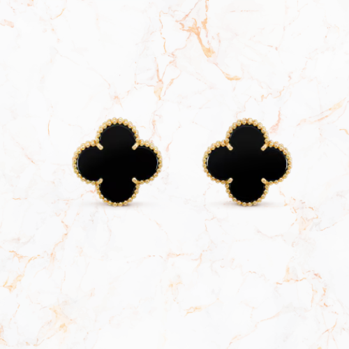 Boucles d’oreilles Trèfle Élégant -