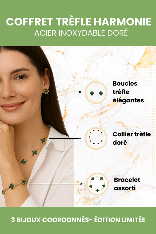 Coffret Trèfle Harmonie – Vert 💚