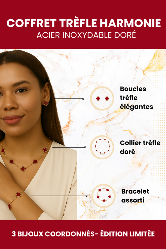 Coffret Trèfle Harmonie – Rouge ❤️